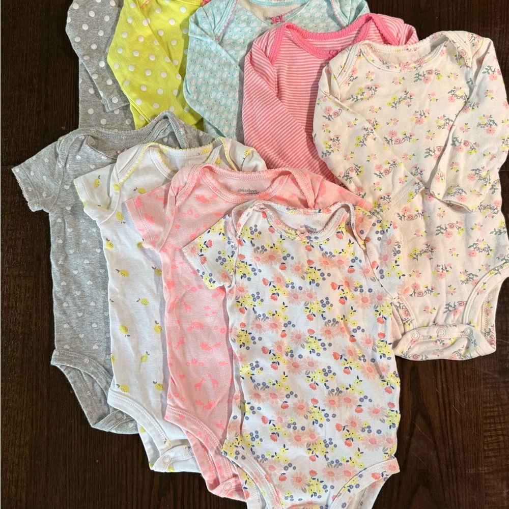 Carter's Floral Bodysuits Set